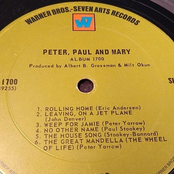 Peter, Paul and Mary Album 1700 Vinyl Record - Picture 4 of 9